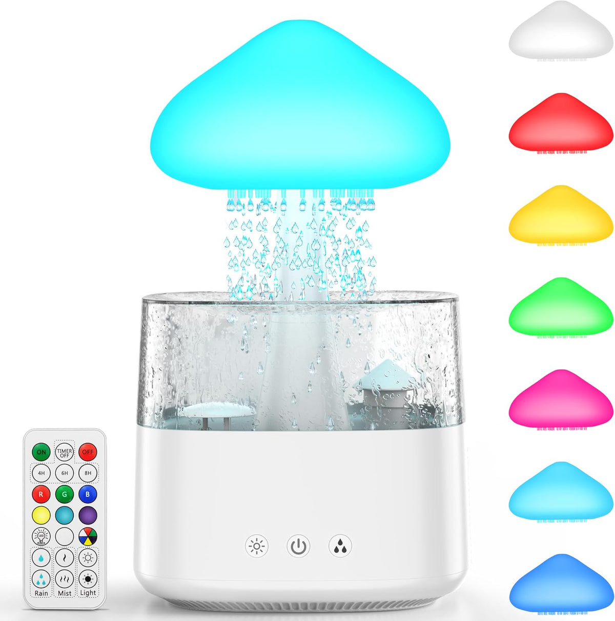 Humidificadores en Forma de Nube 450ML Humidificadores de Hongos co...