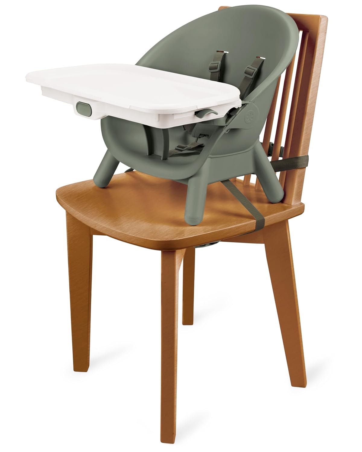 Skip Hop Silla alta convertible 4 en 1 para bebé, EON, Thyme
