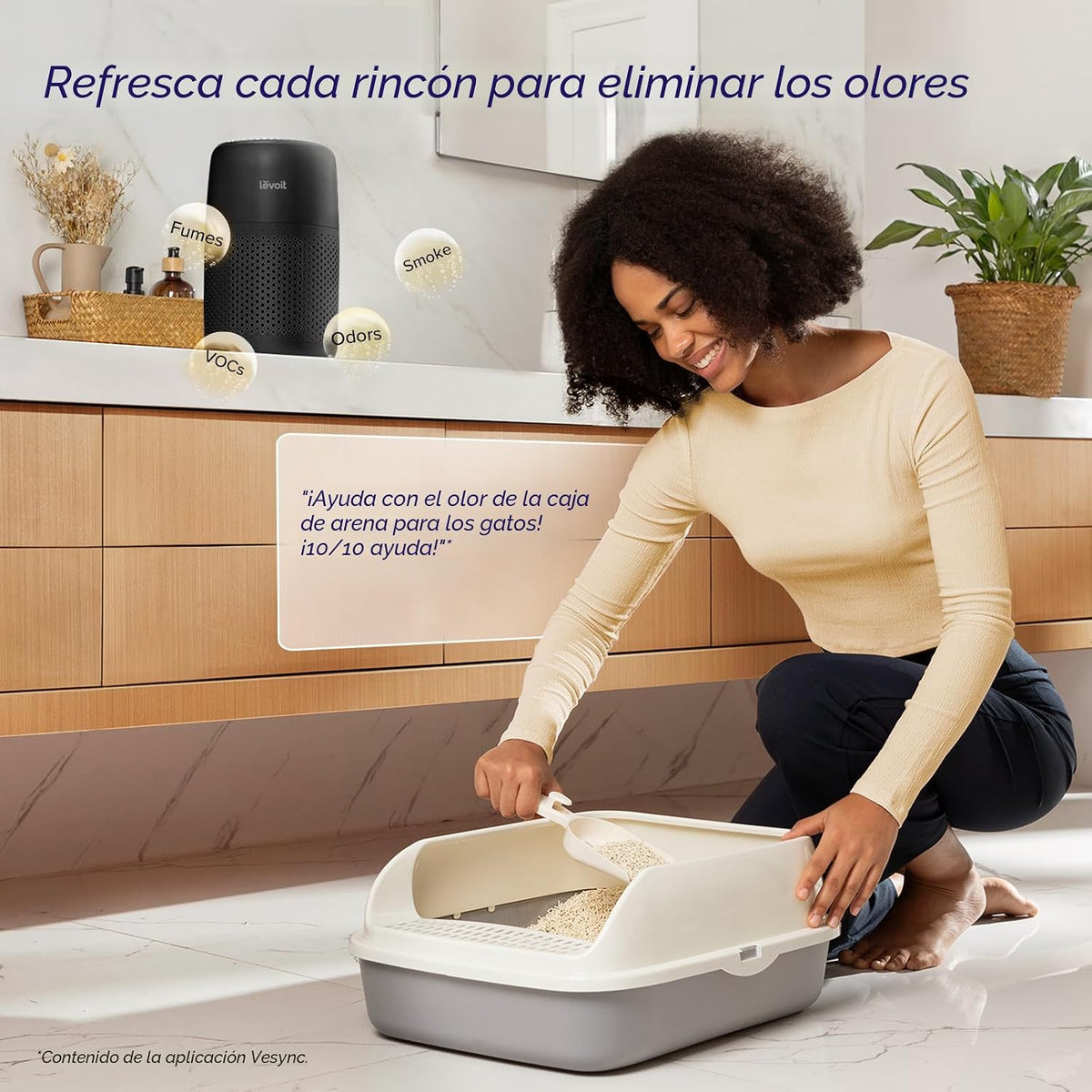 LEVOIT AHAM VERIFIDE - Purificadores de aire para dormitorio y hoga...