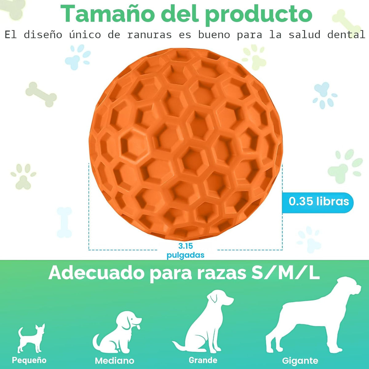 havit Pelotas chirriantes indestructibles para perros masticadores...