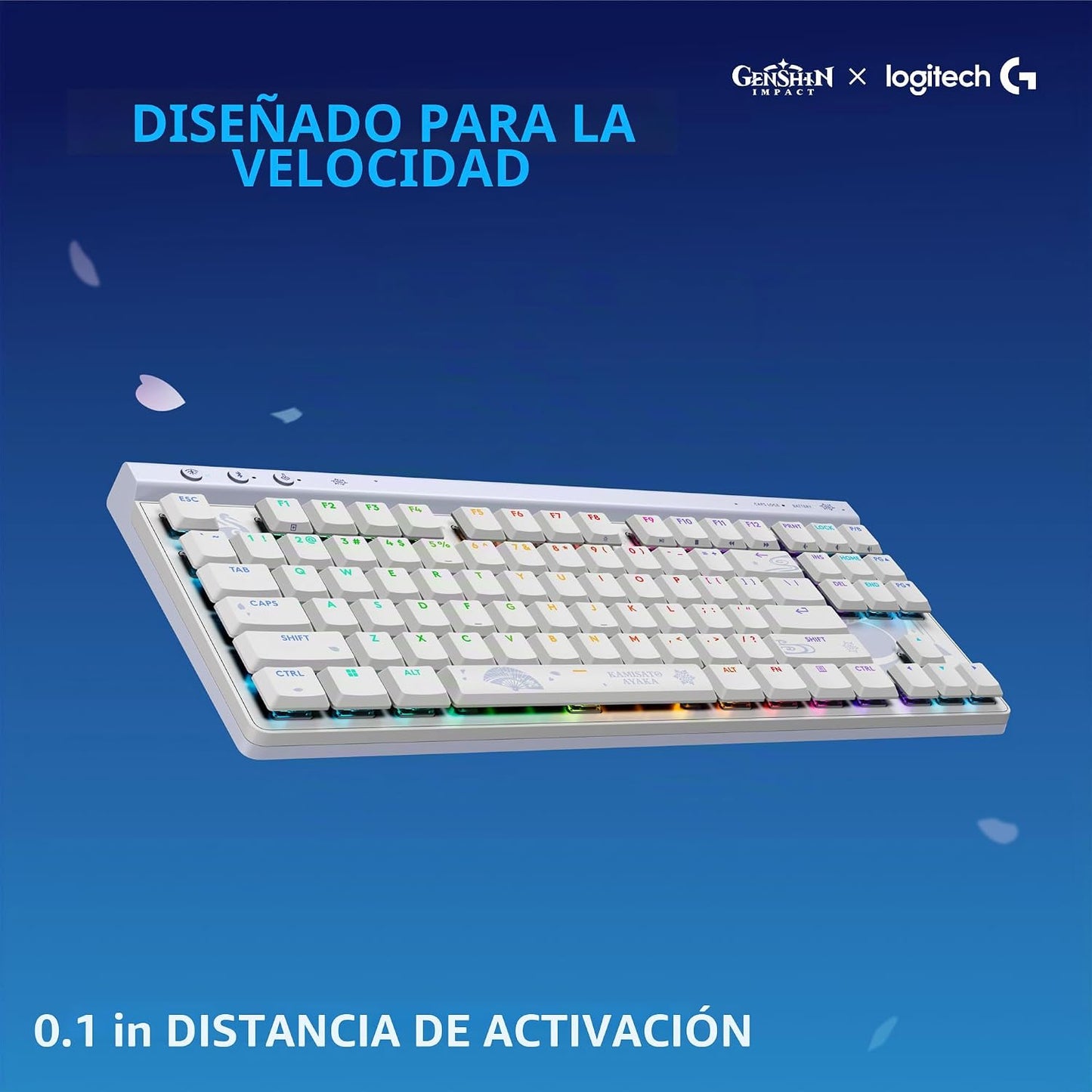 Logitech G Teclado para juegos con cable 515 TKL (táctil) - Genshin...