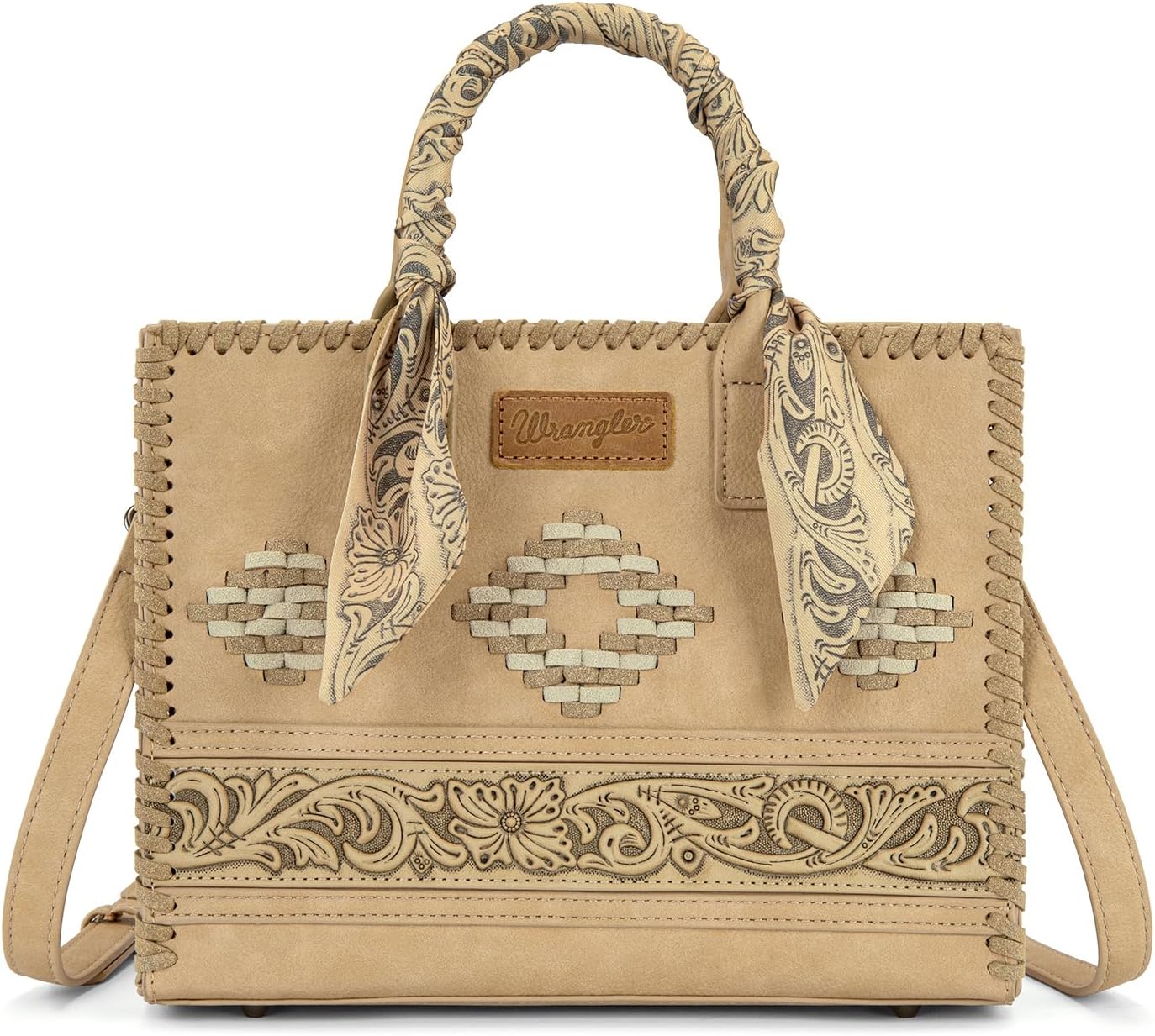 Montana West Wrangler Tooling Tote Bag para mujer, bolsos con asa s...