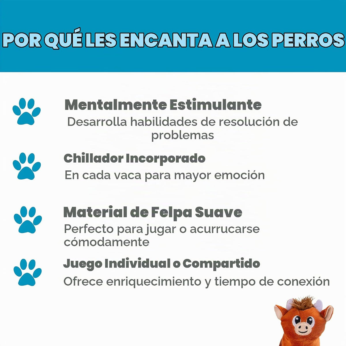 Outward Hound Hide-A-Cow - Juguete para perro, rompecabezas interac...