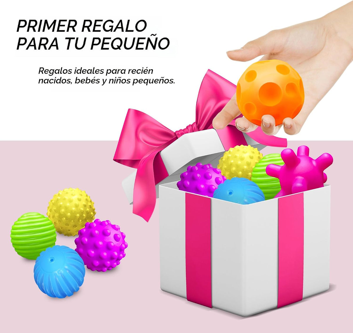 ROHSCE Juguetes Multisensoriales con Textura para Bebés Conjunto de...