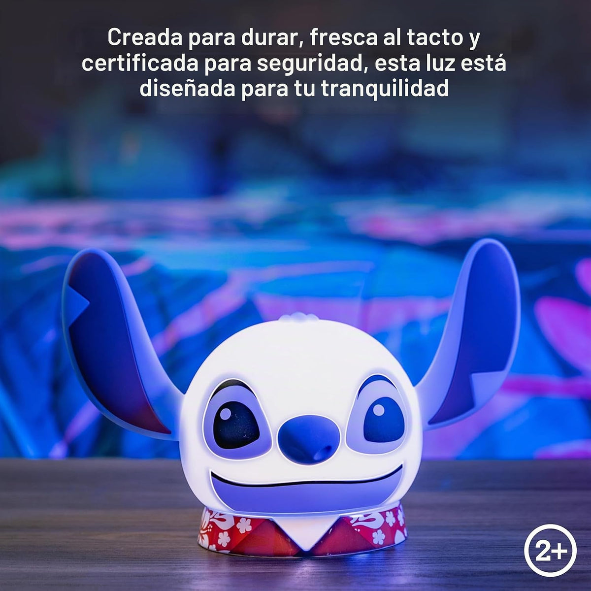 Disney Lilo and Stitch Luz Aplastable, Luz de Noche para Niños, Lám...