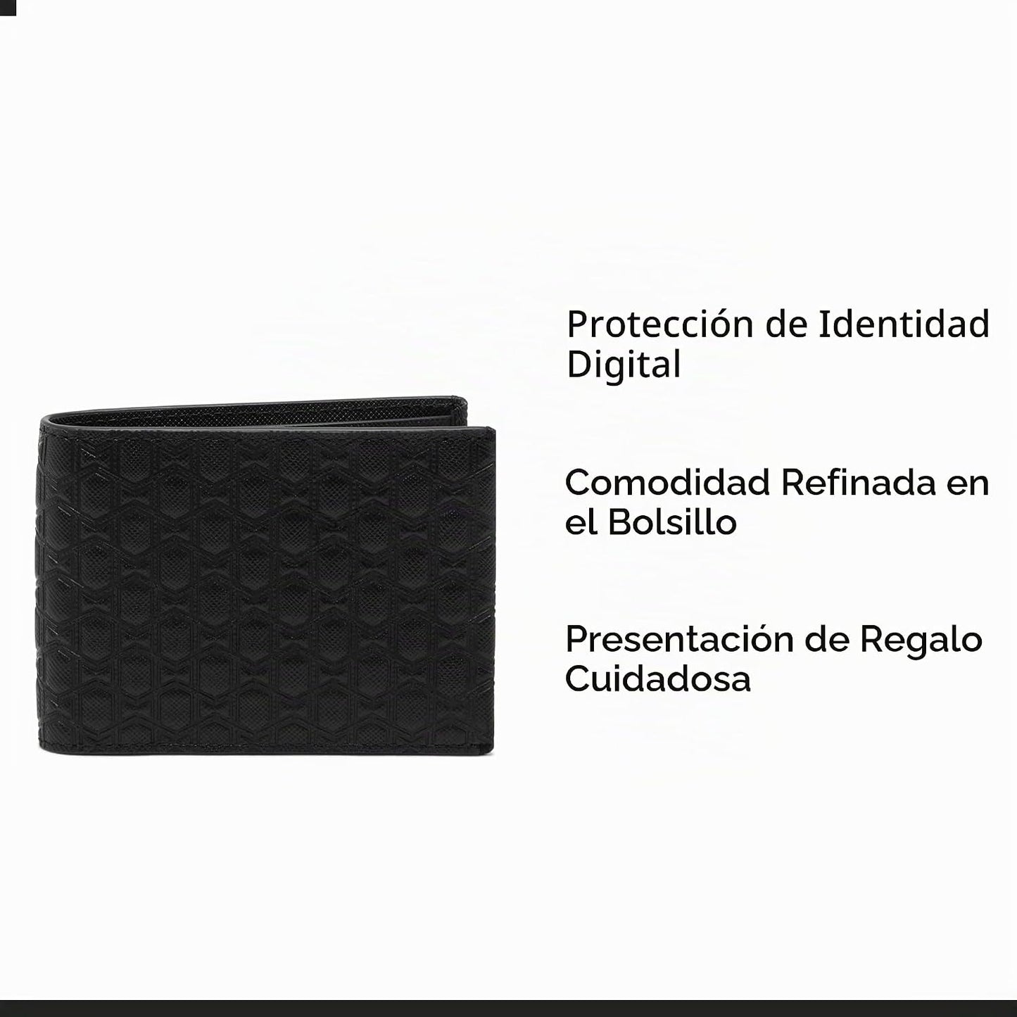 TUMI - Billetera doble Nassau - Tarjetero de cuero premium para hom...