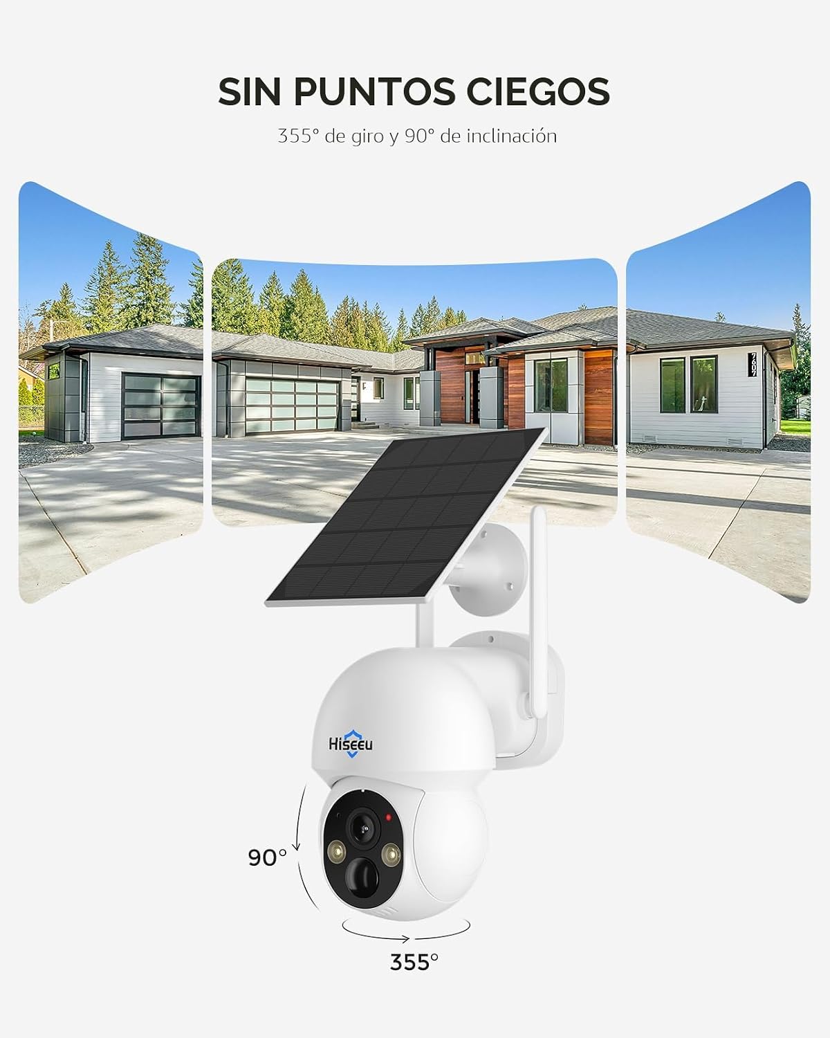 Hiseeu Cámaras de seguridad inalámbricas al aire libre,Kit 4MP 6-Ca...