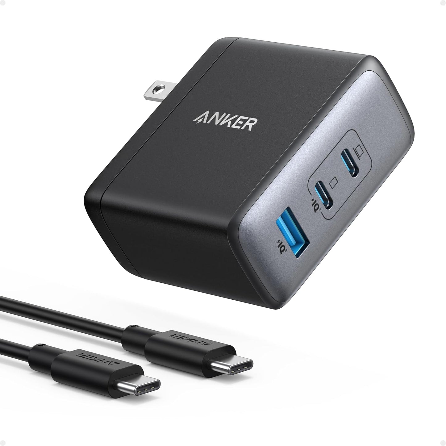 Anker Cargador Nano 100W para MacBook, bloque compacto rápido del c...