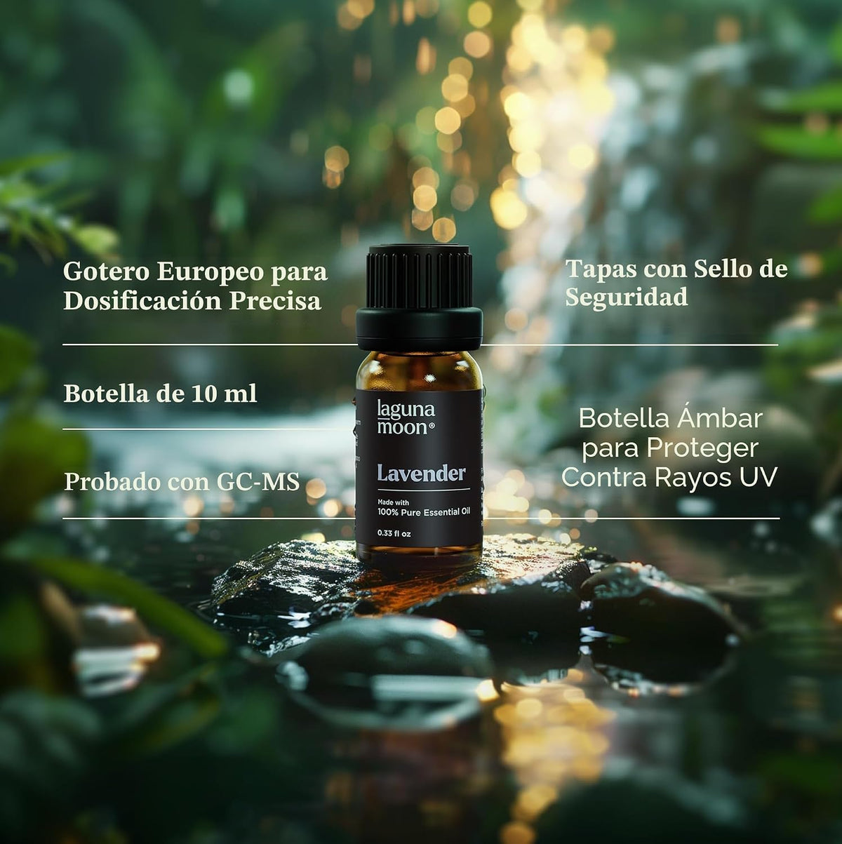 LagunaMoon - Paquete de 6 aceites esenciales con caja de regalo, me...
