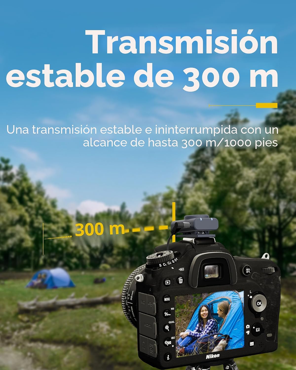 Hollyland Lark M2 - Micrófono de solapa inalámbrico para cámara, PC...