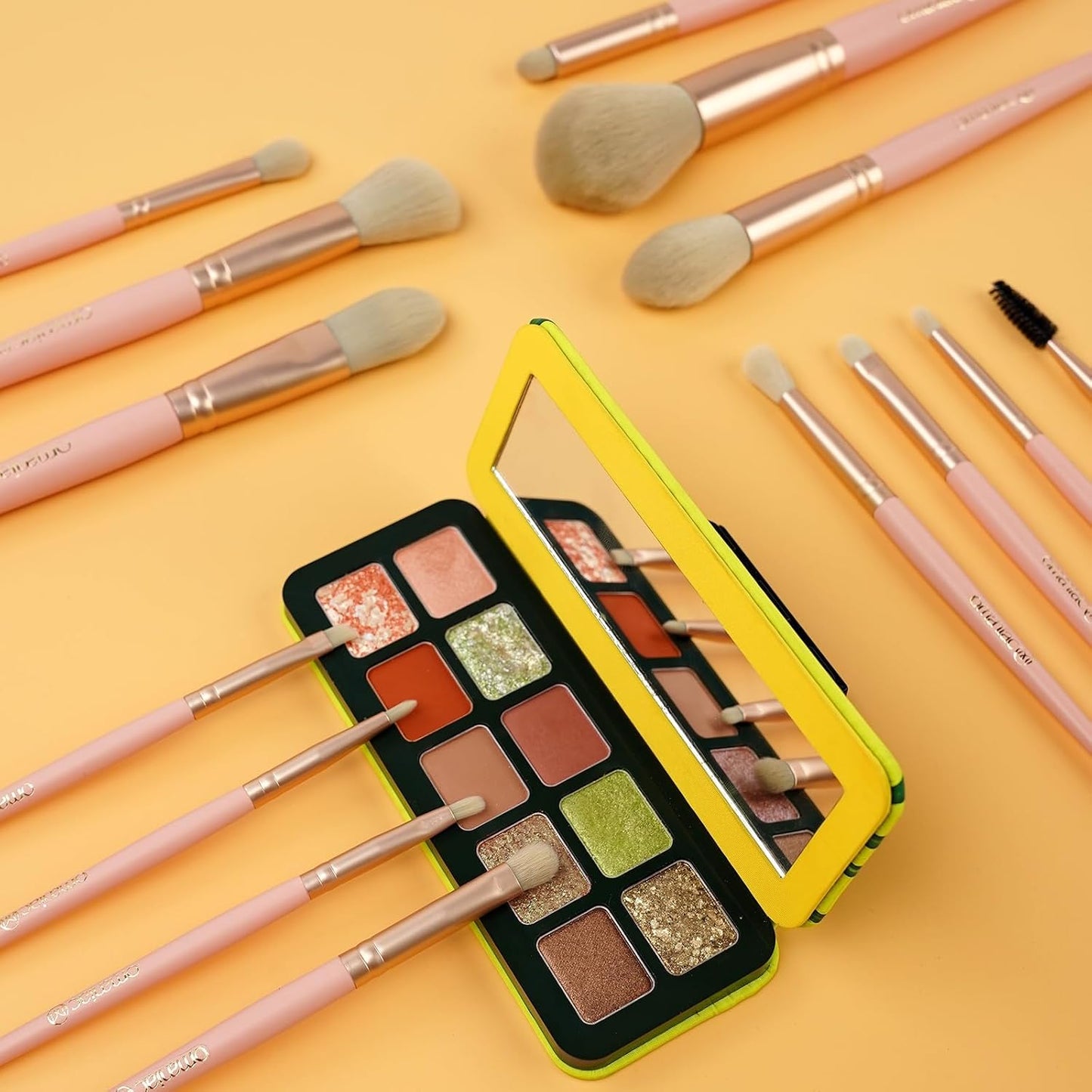 OMANIAC Juego de 20 brochas de maquillaje profesional \u2013 Kit de...