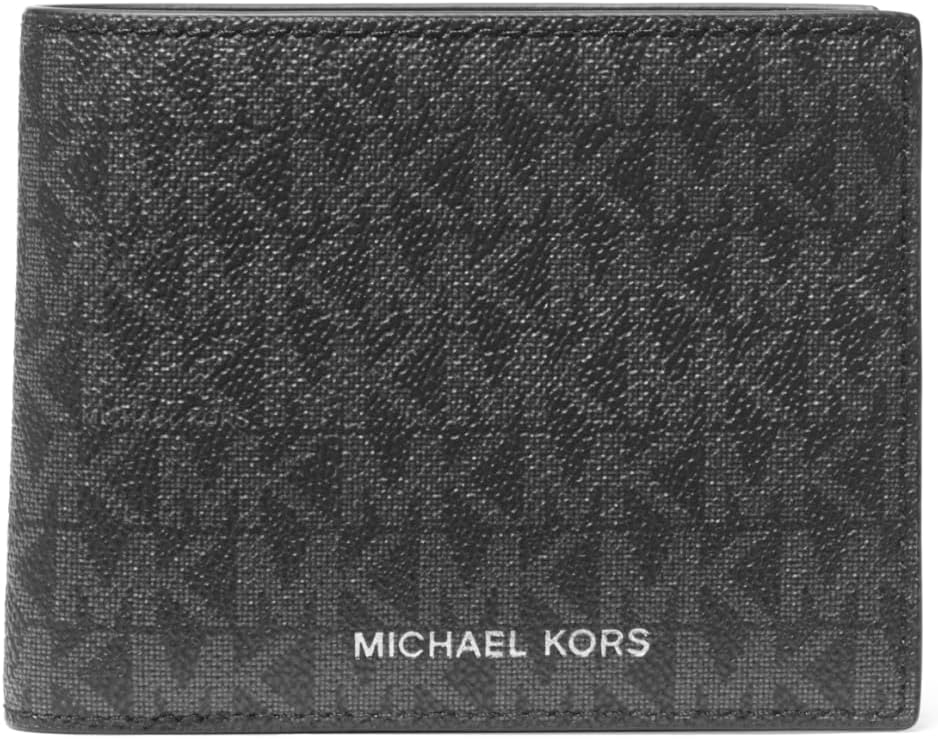 Michael Kors Cartera para caballero Greyson Billfold con pasaporte,...