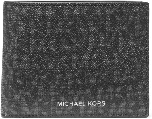 Michael Kors Cartera para caballero Greyson Billfold con pasaporte,...