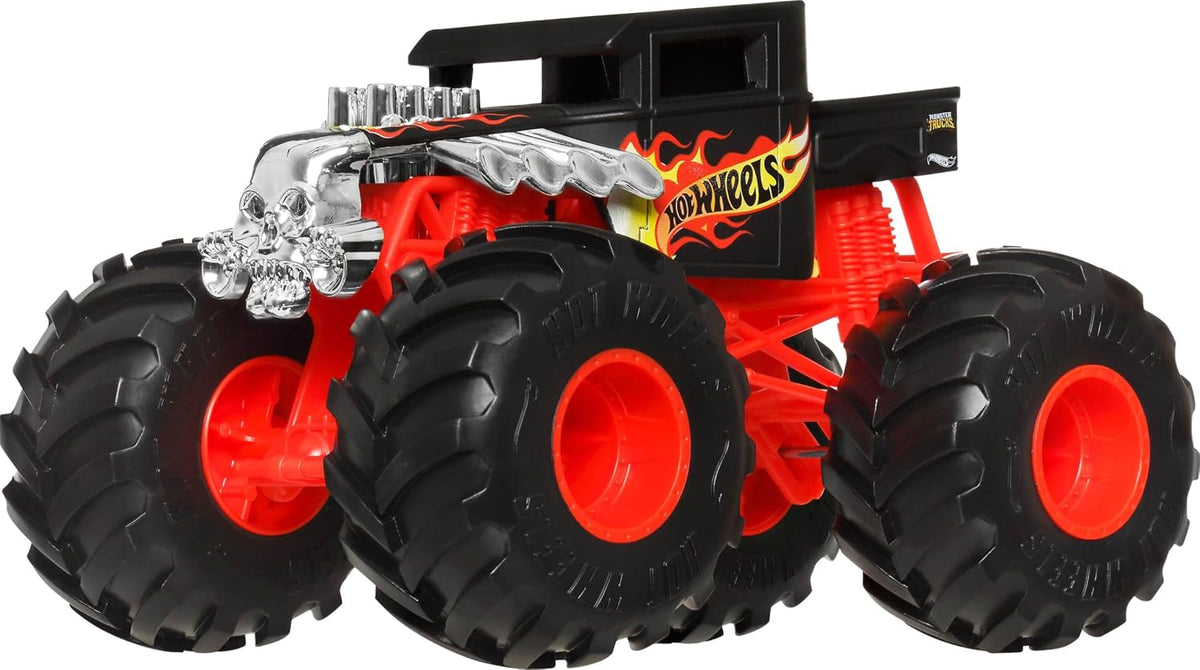 Hot Wheels Monster Trucks, camión monstruo de gran tamaño, camión d...