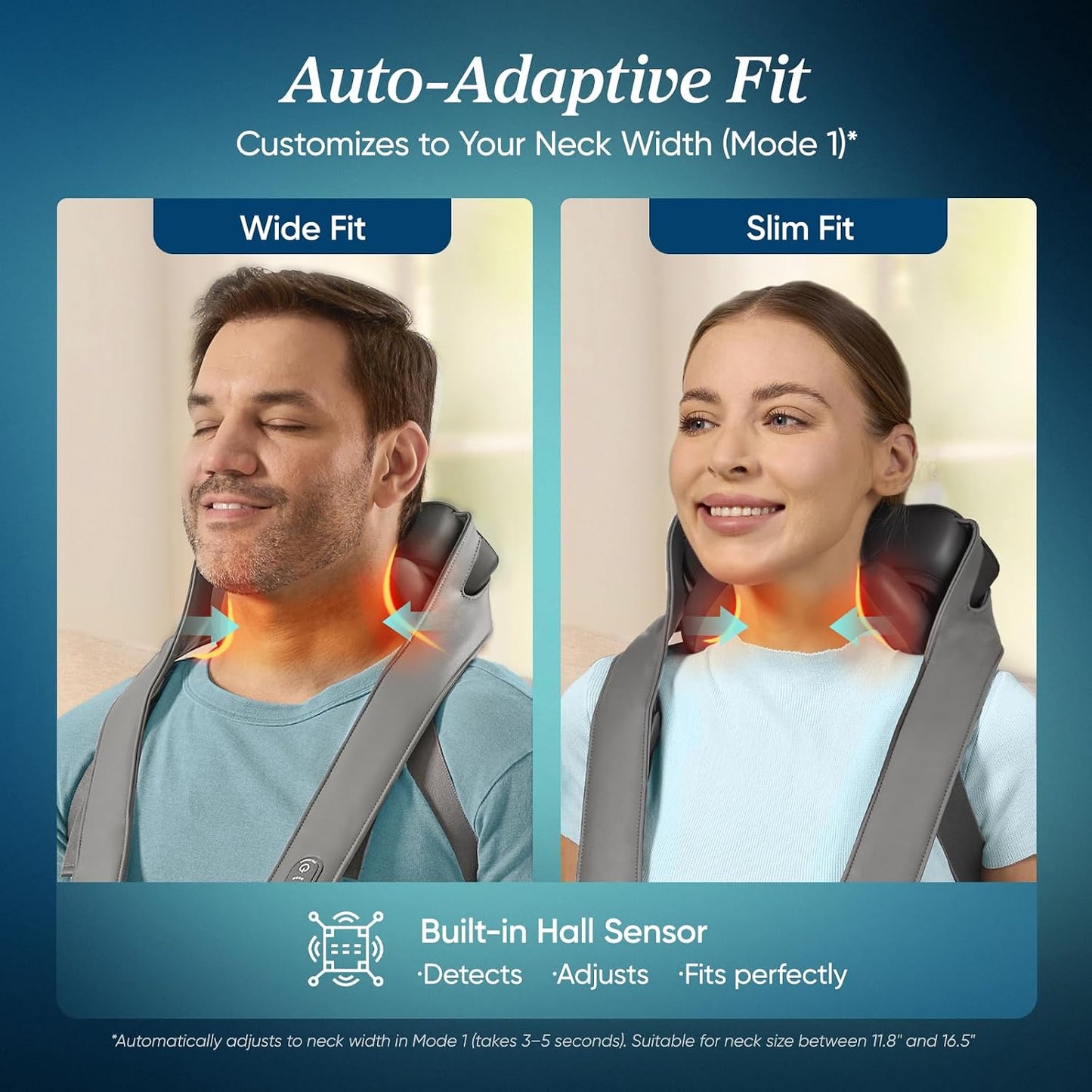 Etekcity Masajeador de cuello inalámbrico FSA para aliviar el dolor...