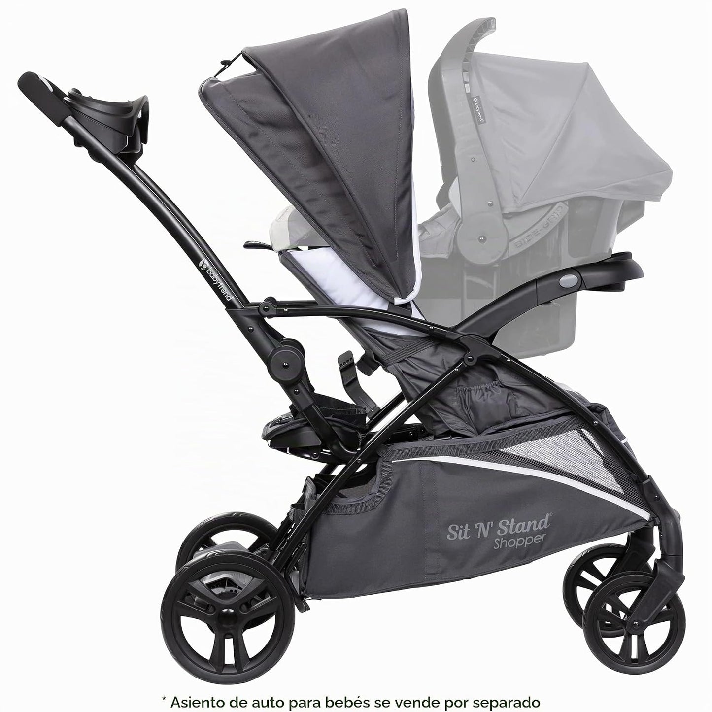 Baby Trend Sit N' Stand - Cochecito 5 en 1 con toldo, magnolia...