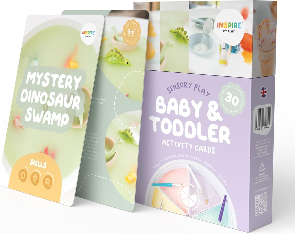 30 tarjetas de actividades sensoriales para bebés de 6 a 24 meses |...