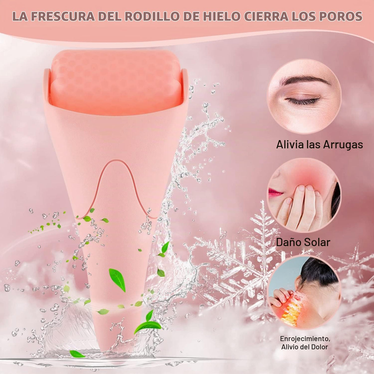 Fronnor Rodillo de hielo para la cara, ojos, idea de regalo para mu...