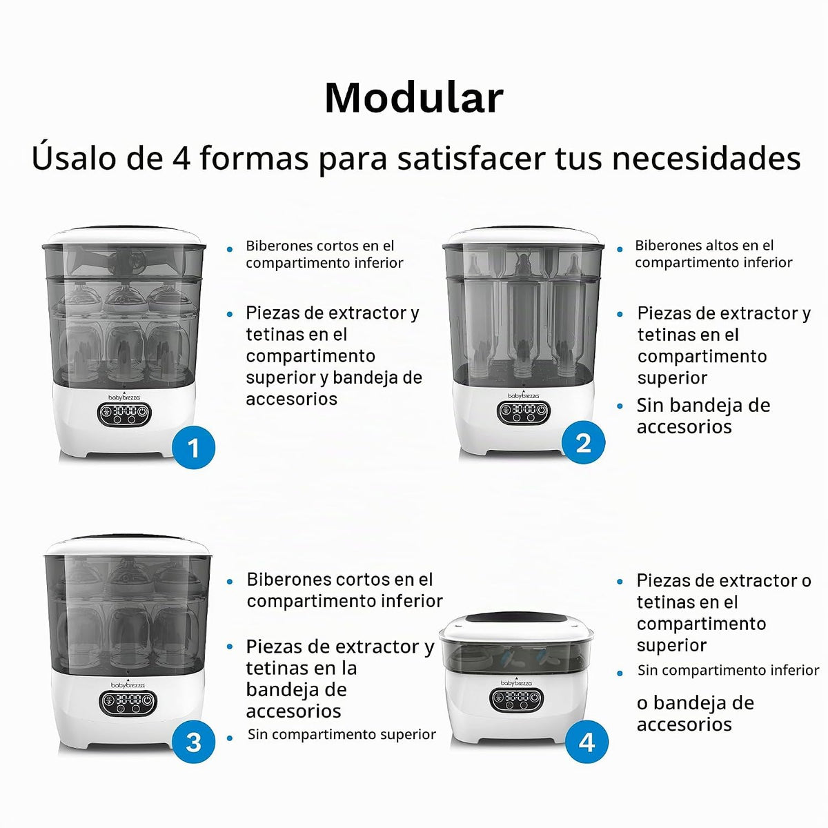 Baby Brezza Esterilizador y Secador de Biberones Avanzado \u2013 33...