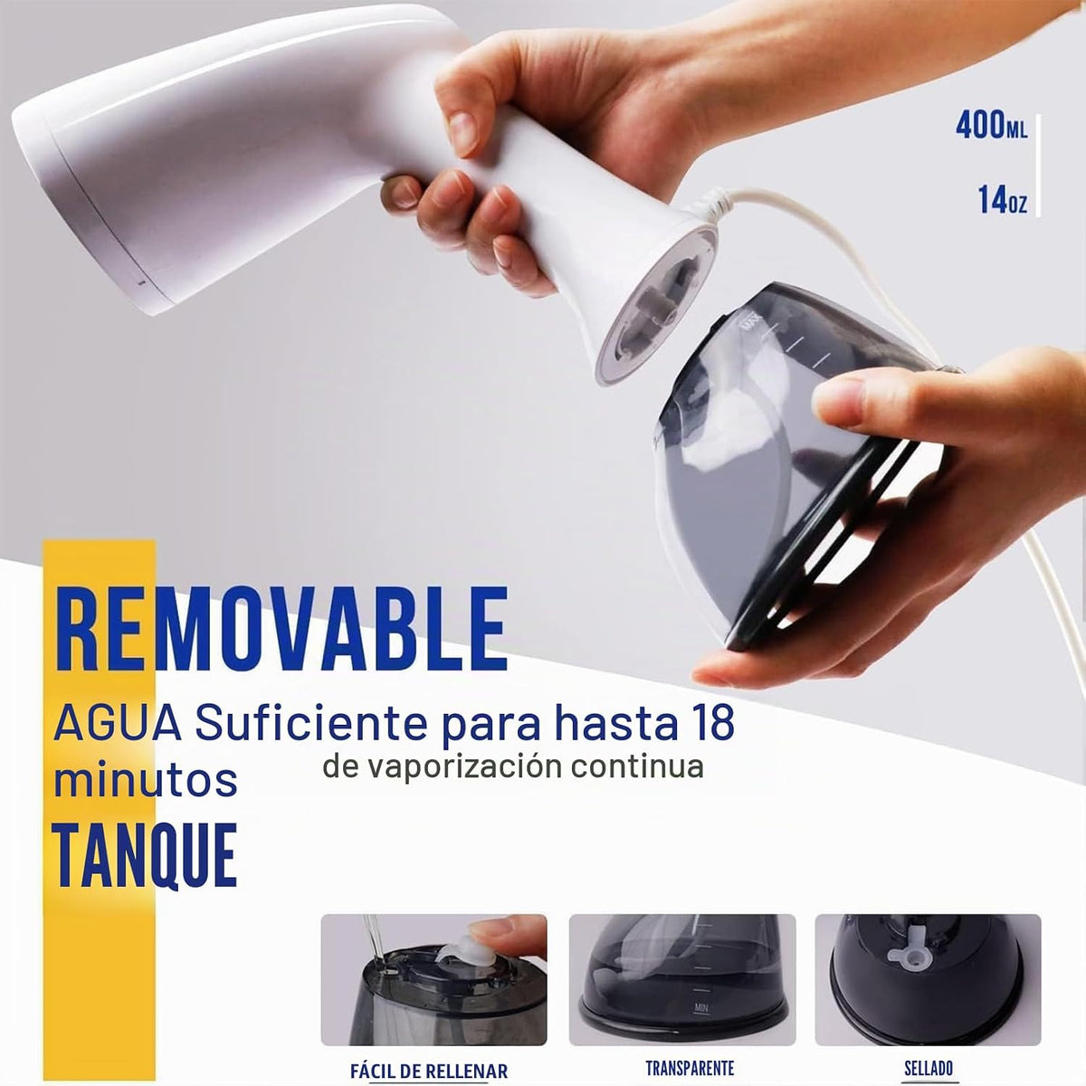 Rolipo Vaporizador para Ropa 1350W, Vaporizador de Ropa para Casa,...