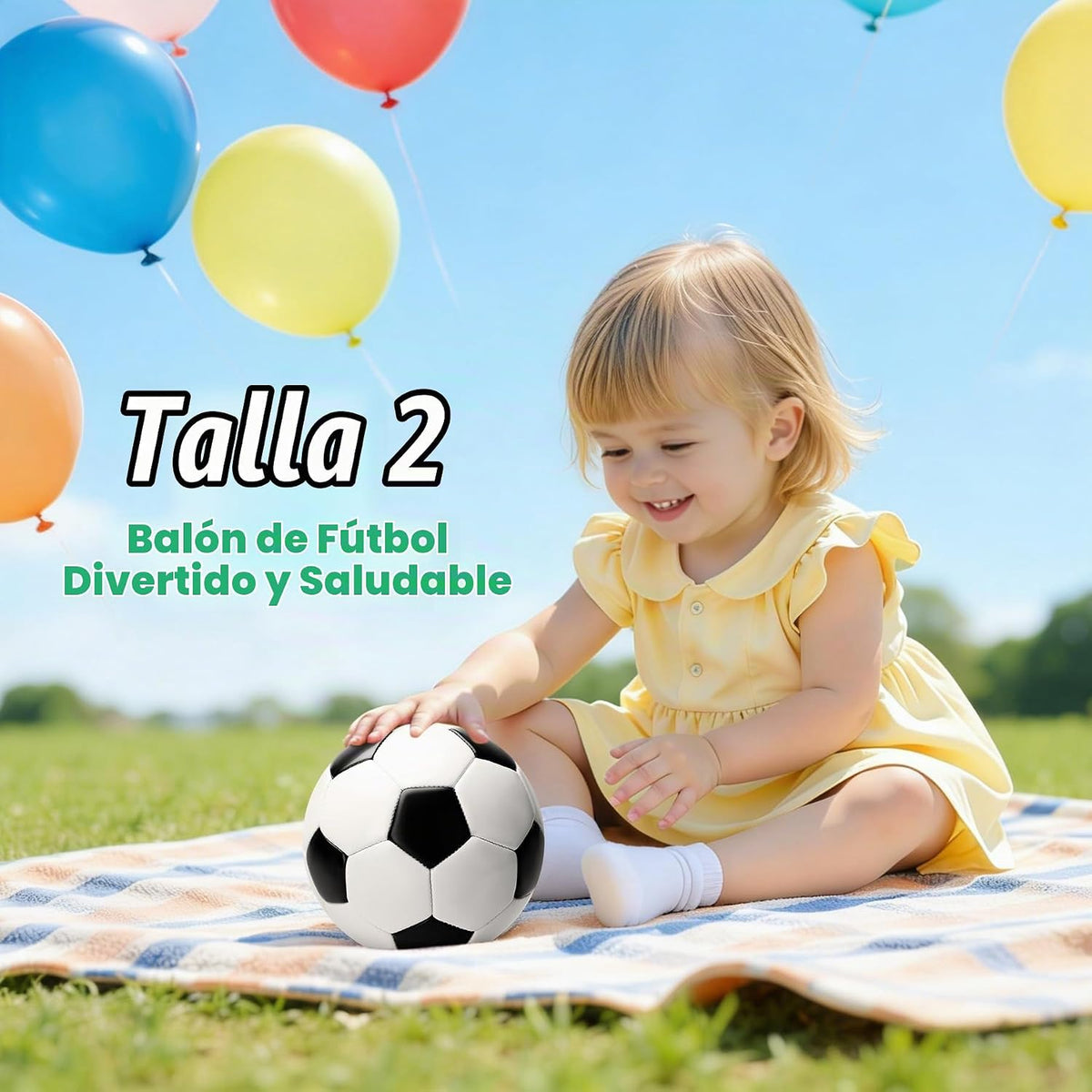Balón de fútbol de tamaño 2\/3\/4\/5 con bomba y bolsa, pelota desi...