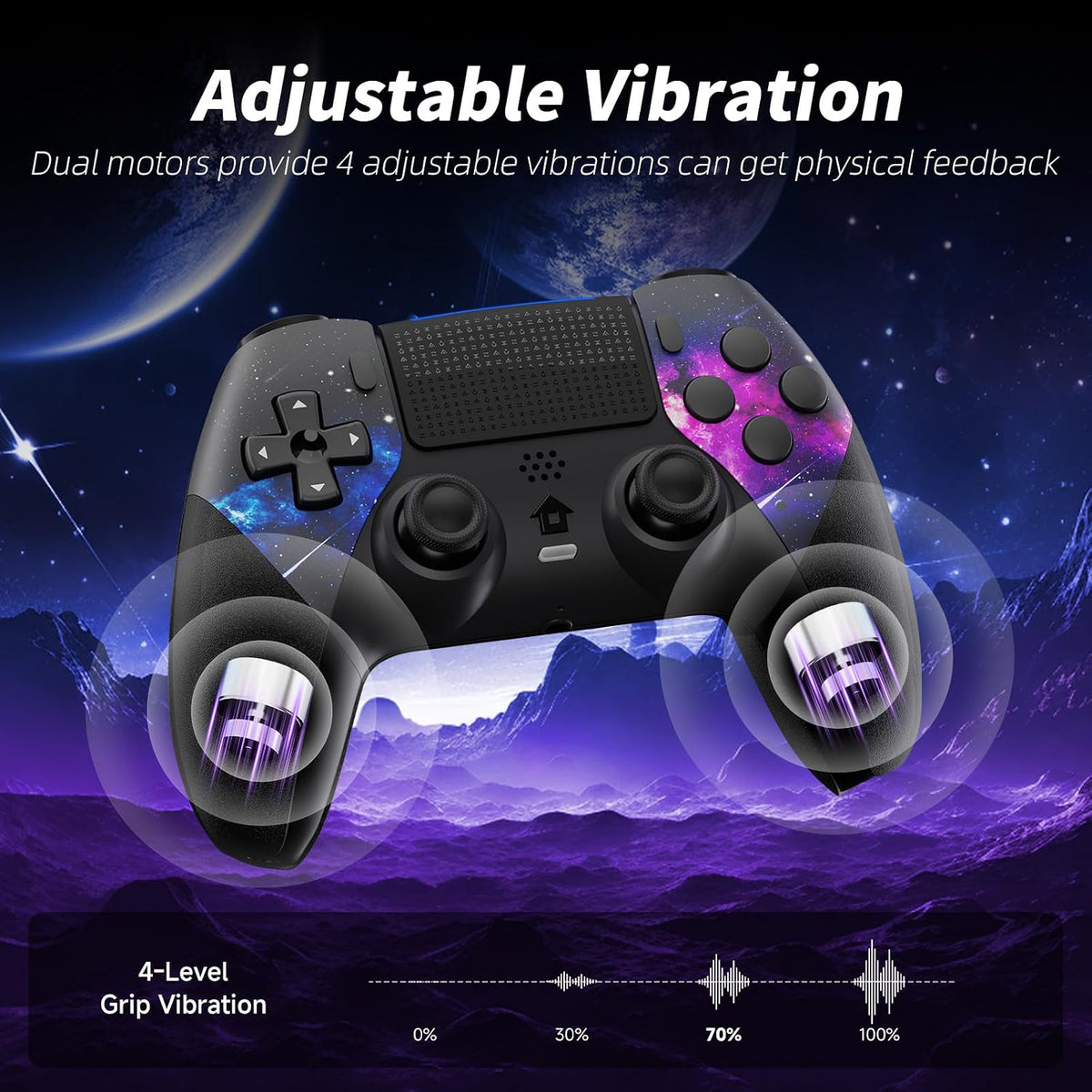 Controlador inalámbrico AceGamer para PS5\/Pro\/Slim\/PC, joysticks...