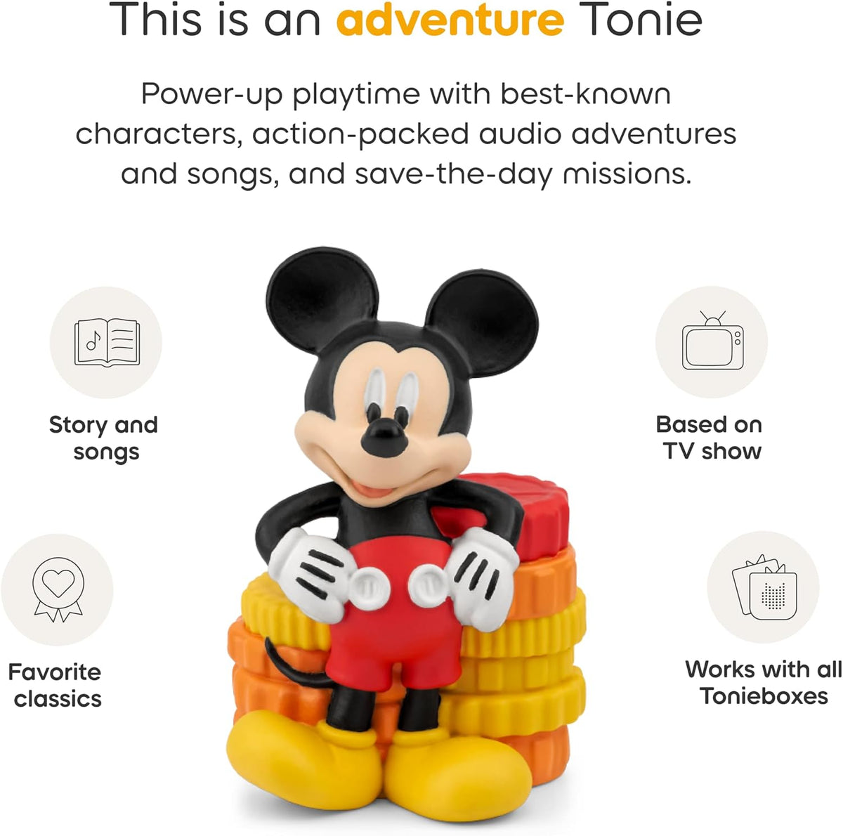 Tonies Mickey Mouse Clubhouse - Figura de juguete de audio de Disney