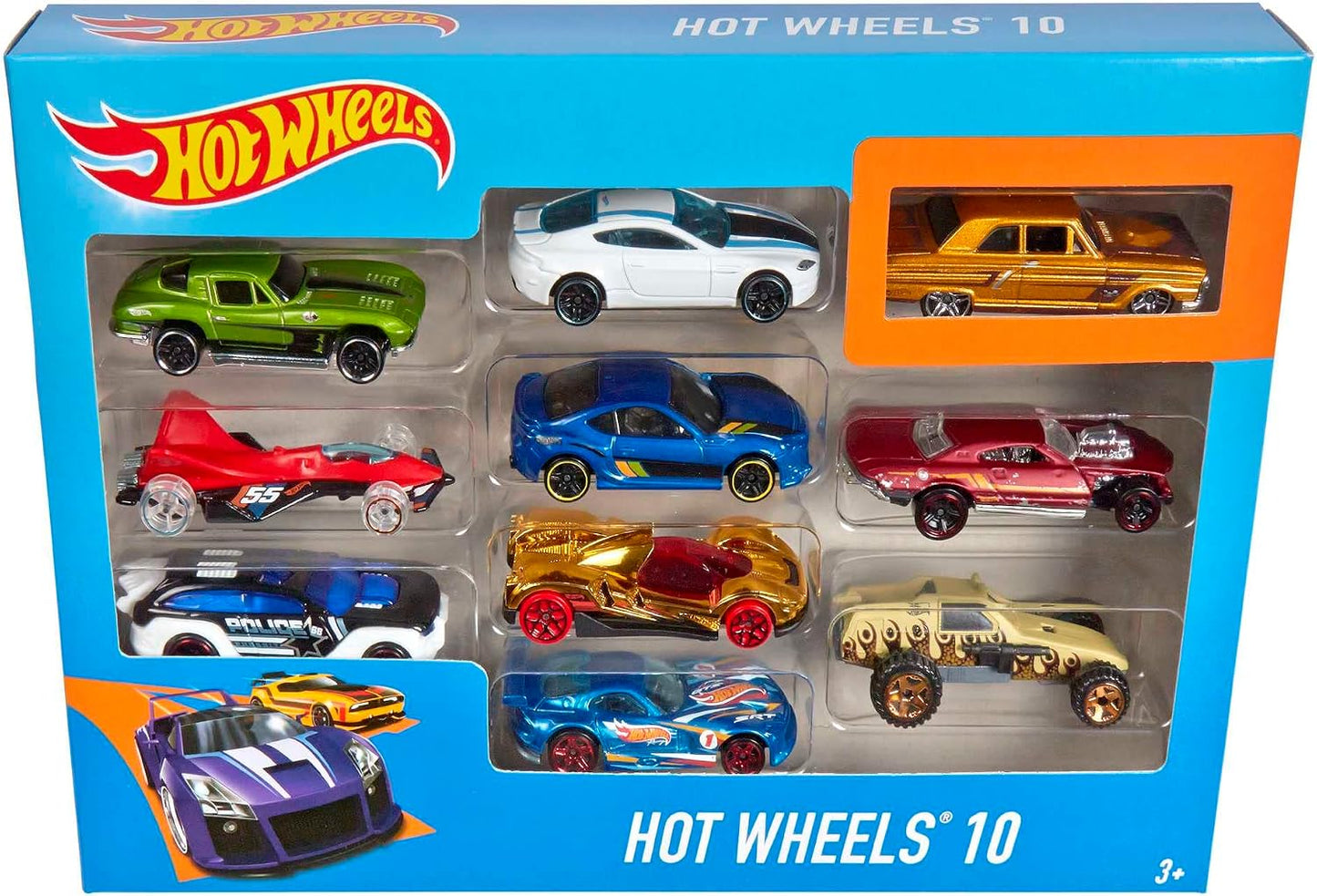 Hot Wheels Paquete de 10 (los estilos pueden variar) | Paquete múlt...
