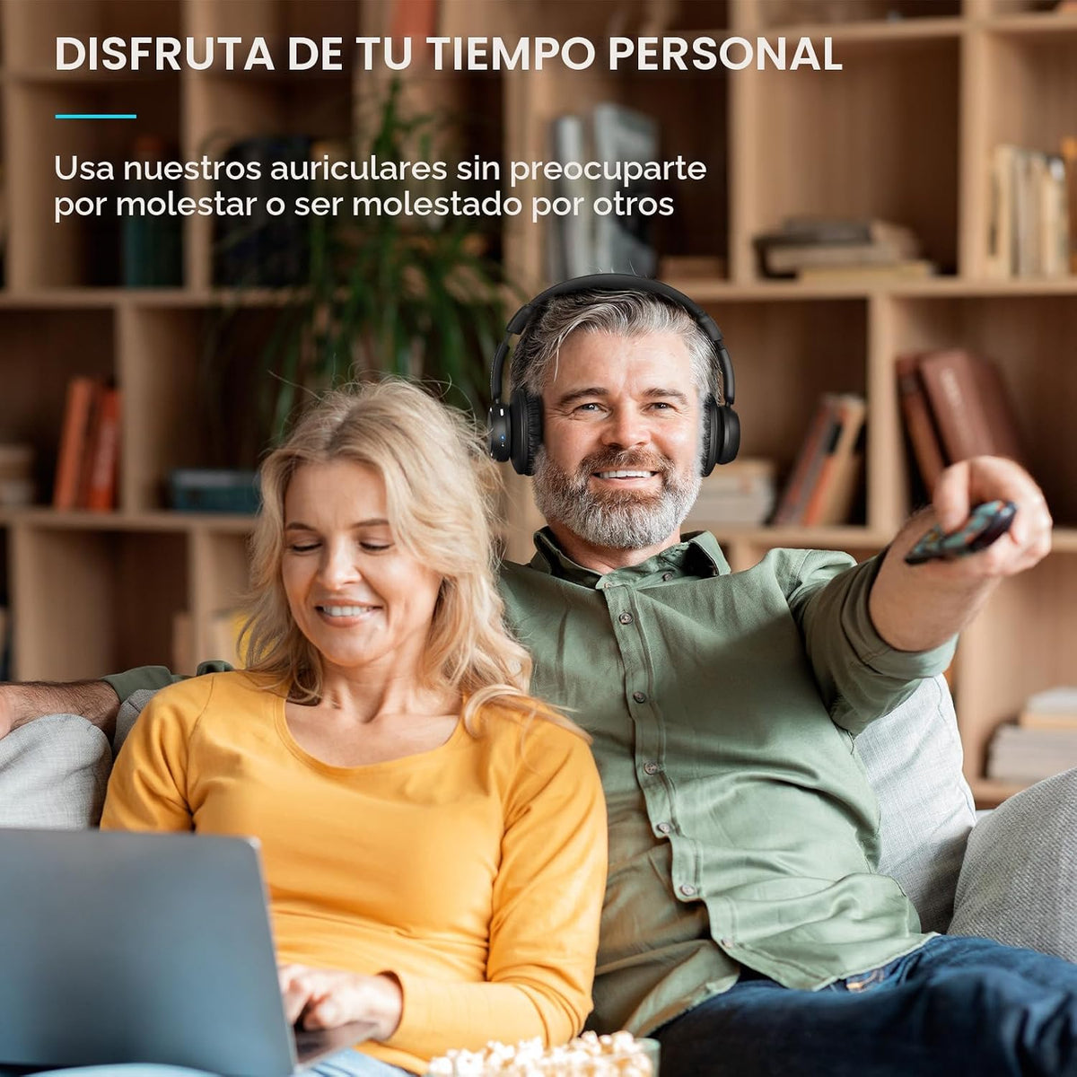 Mutbam Auriculares Inalámbricos para TV, Auriculares TV Inalámbrico...