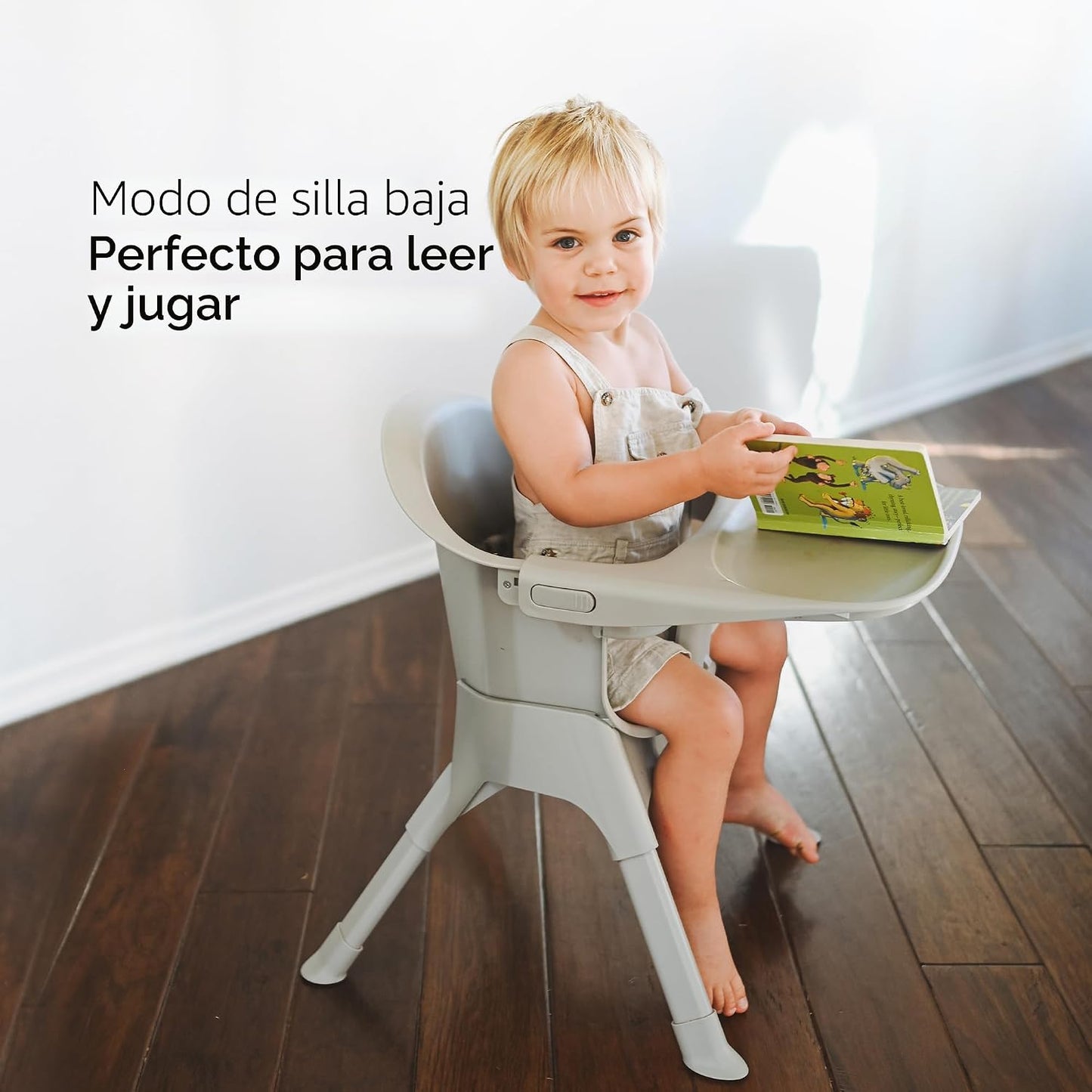 Mompush Olli Silla alta convertible 7 en 1 para bebés y niños peque...