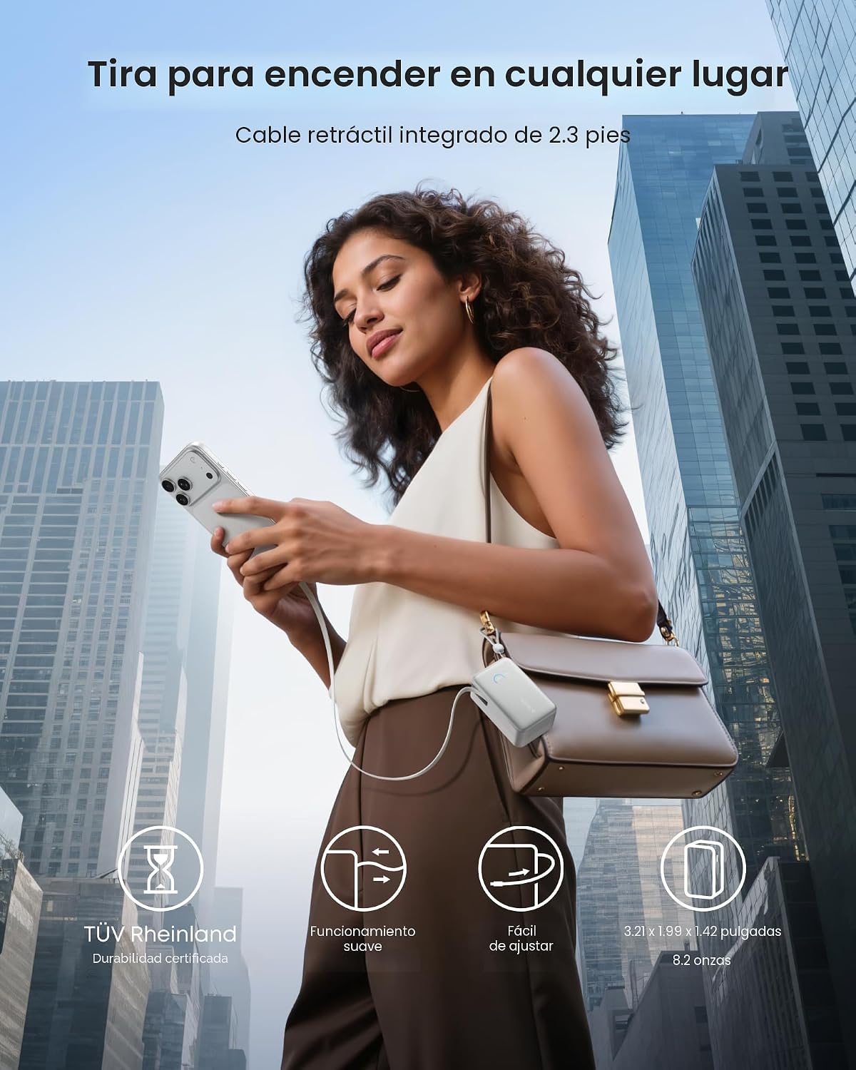 Cargador Portátil Anker Nano, Banco de Energía Compacto de 10,000mA...