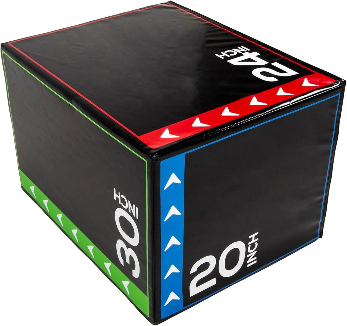 BalanceFrom Caja de salto pliométrica de espuma 3 en 1 para gimnasi...