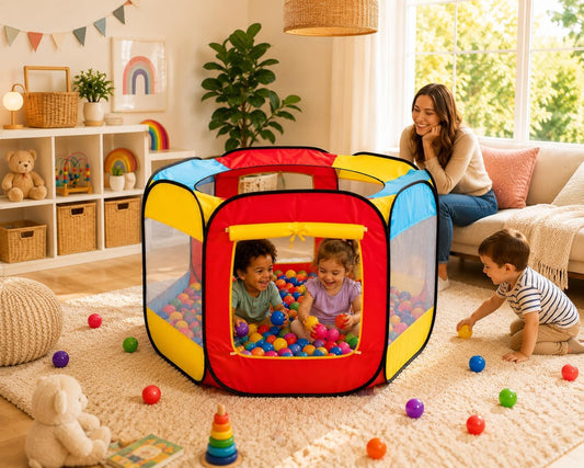 Tienda de juegos para niños, pelotero de Kiddey, casa de 6 caras pa...