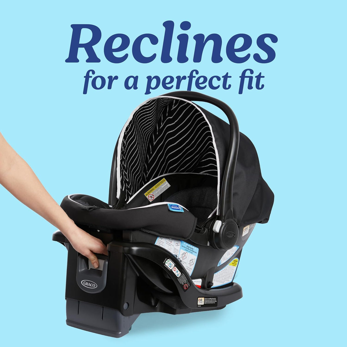Graco SnugRide Lite LX - Asiento infantil para automóvil, asiento t...