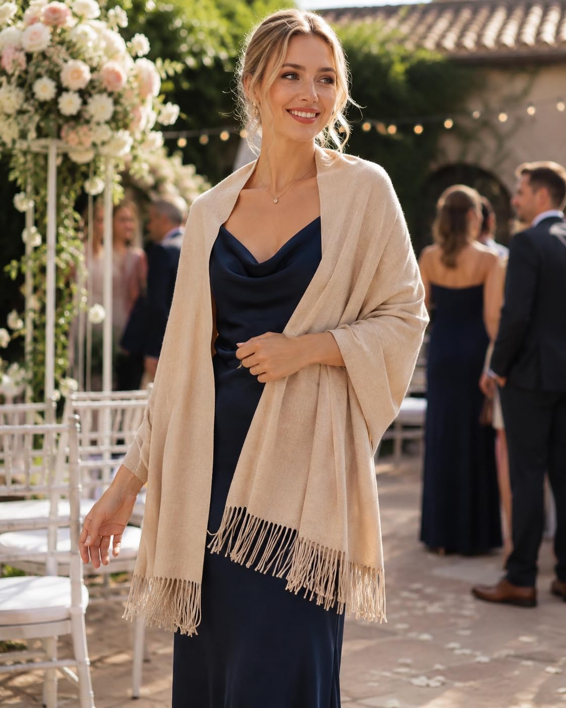 RIIQIICHY Bufandas de invierno para mujer, chales de pashmina, envo...