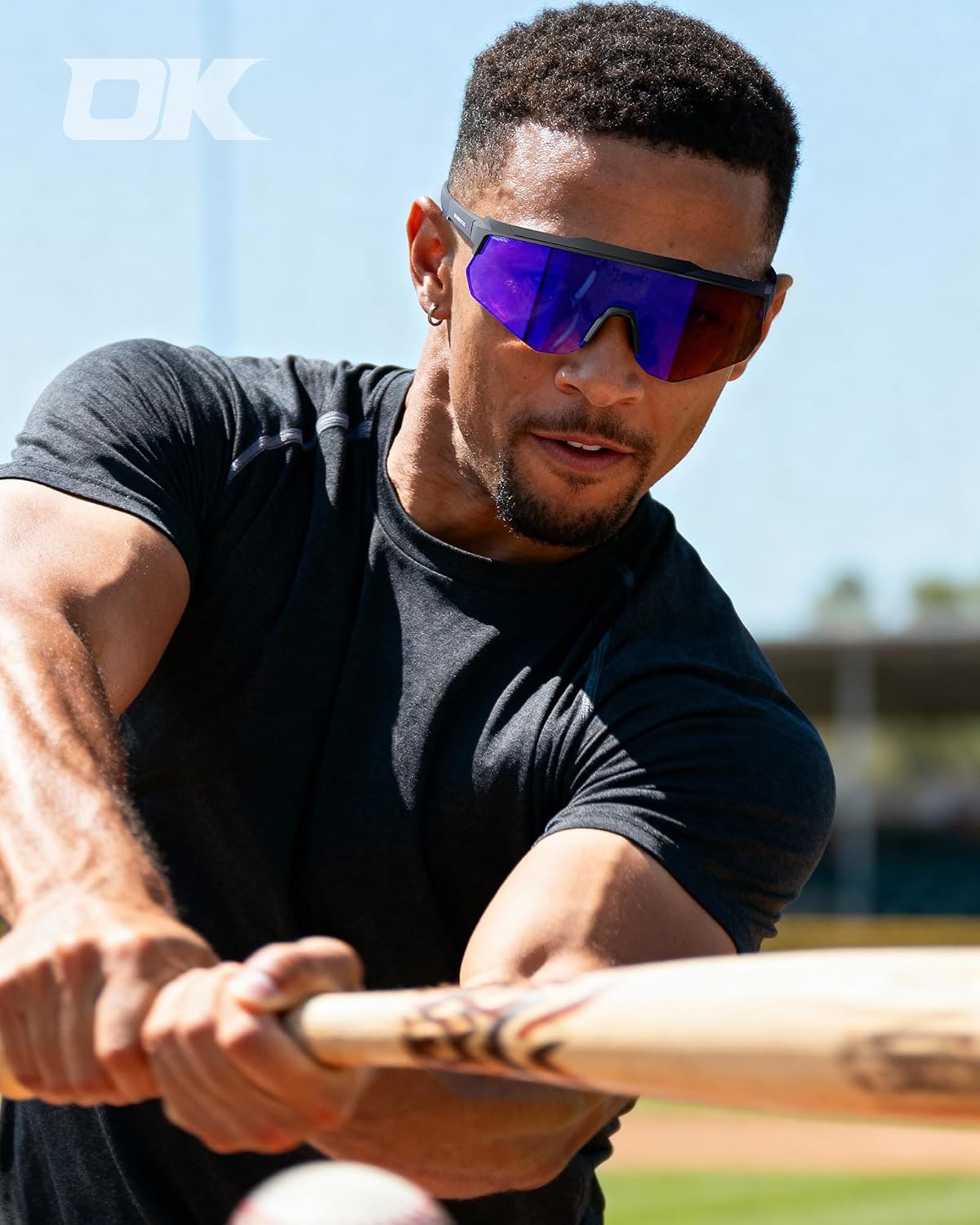 OUKEMAX Lentes de sol deportivos polarizados para hombres y mujeres...