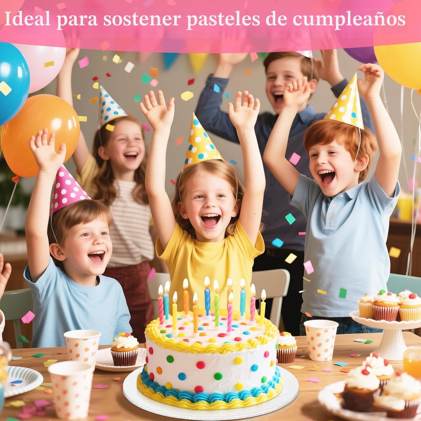 Tambor para Pasteles de 14 Pulgadas, Bases para Pasteles de 14 Pulg...