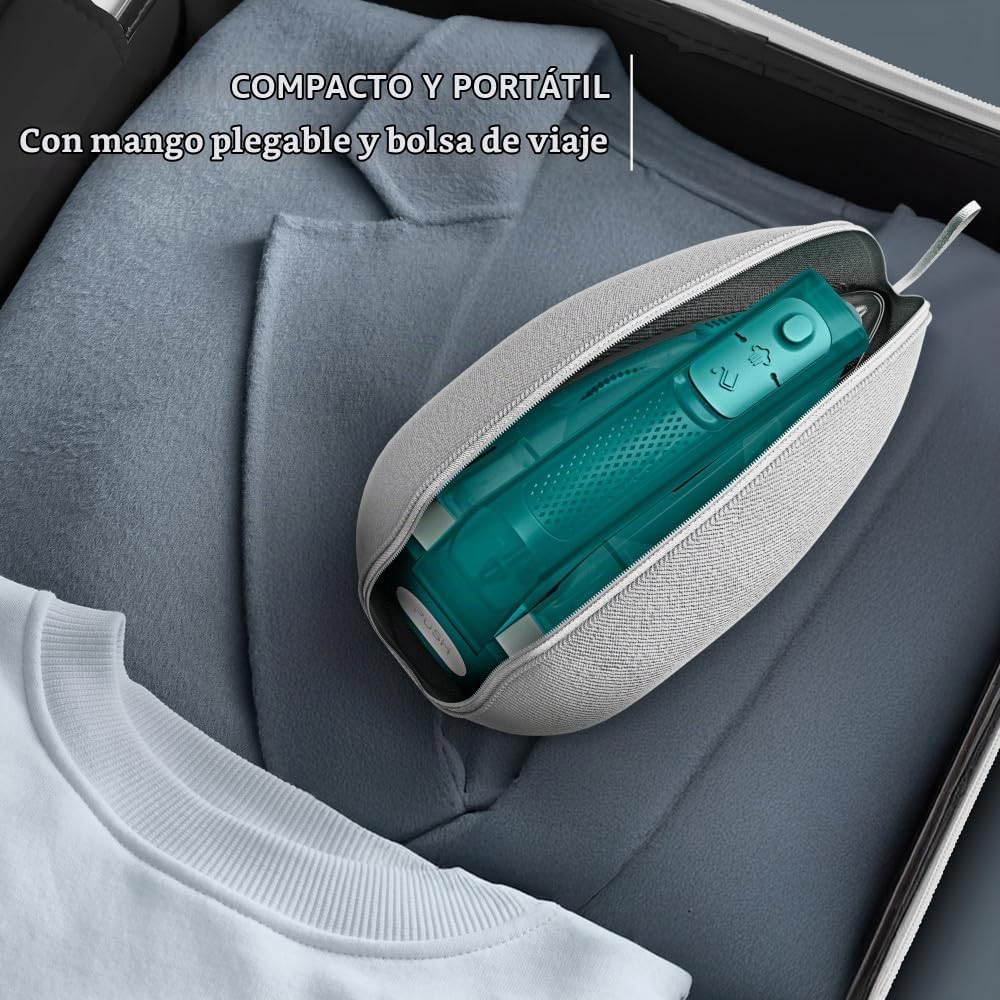 Rowenta Mini plancha de viaje DUAL voltaje 120-240 para ropa verde...