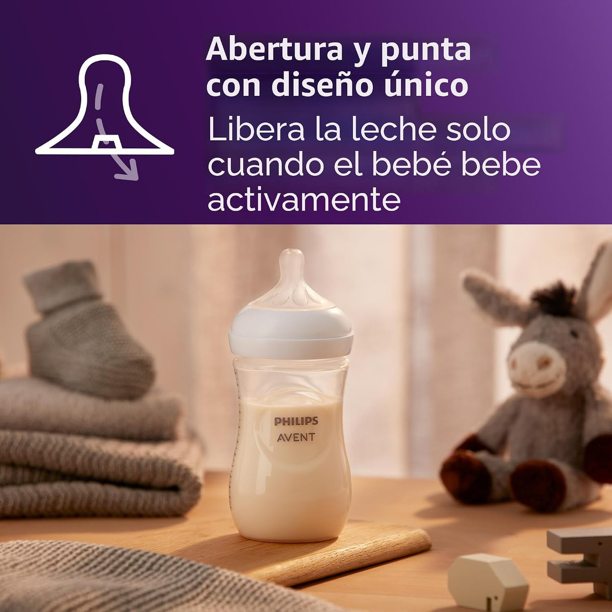 Philips Avent Set de regalo natural para recién nacido: 6 botellas,...