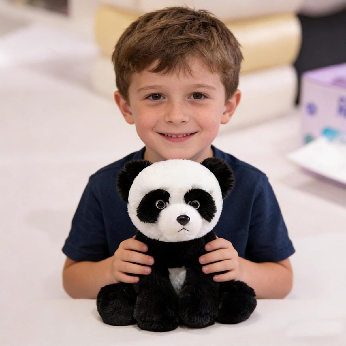 YUKOUQIAN Peluche de panda gigante de 8 pulgadas para niñas y niños...