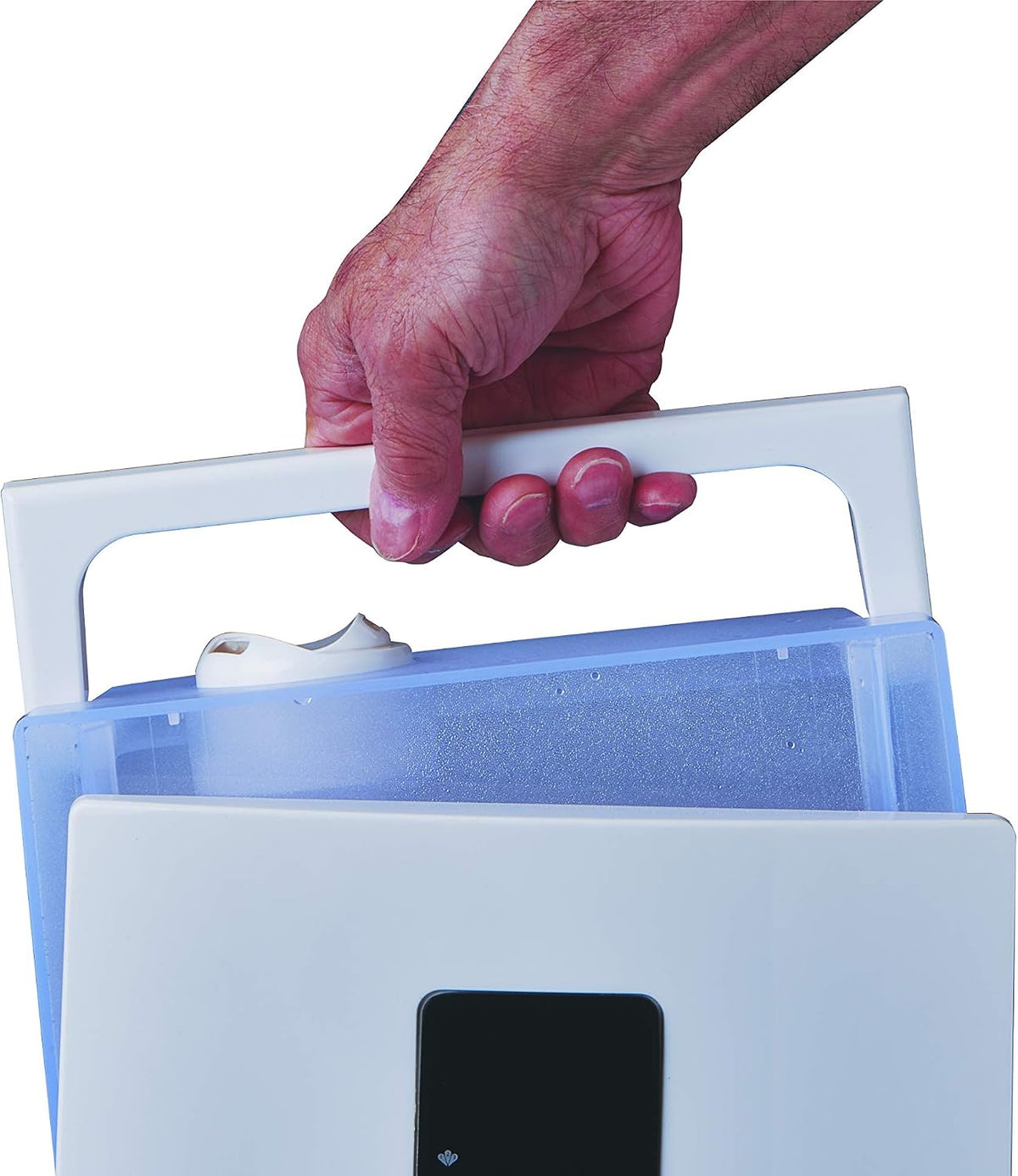 Lasko Humidificador de niebla caliente y fría UH300 con humidistato...