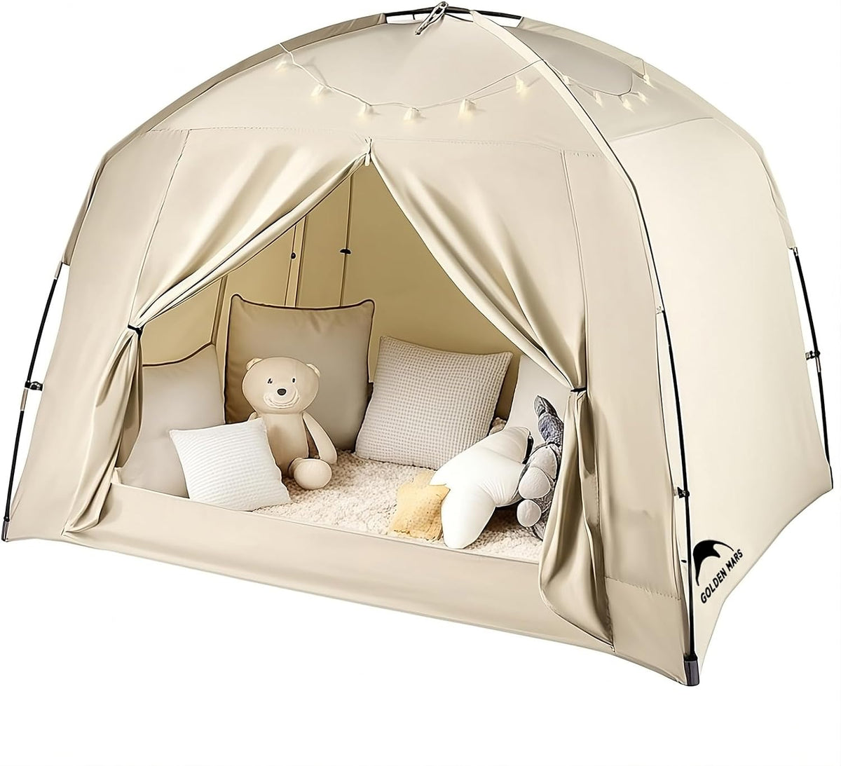 Tienda de campaña con cama Queen para niños y alduts, tiendas de ca...