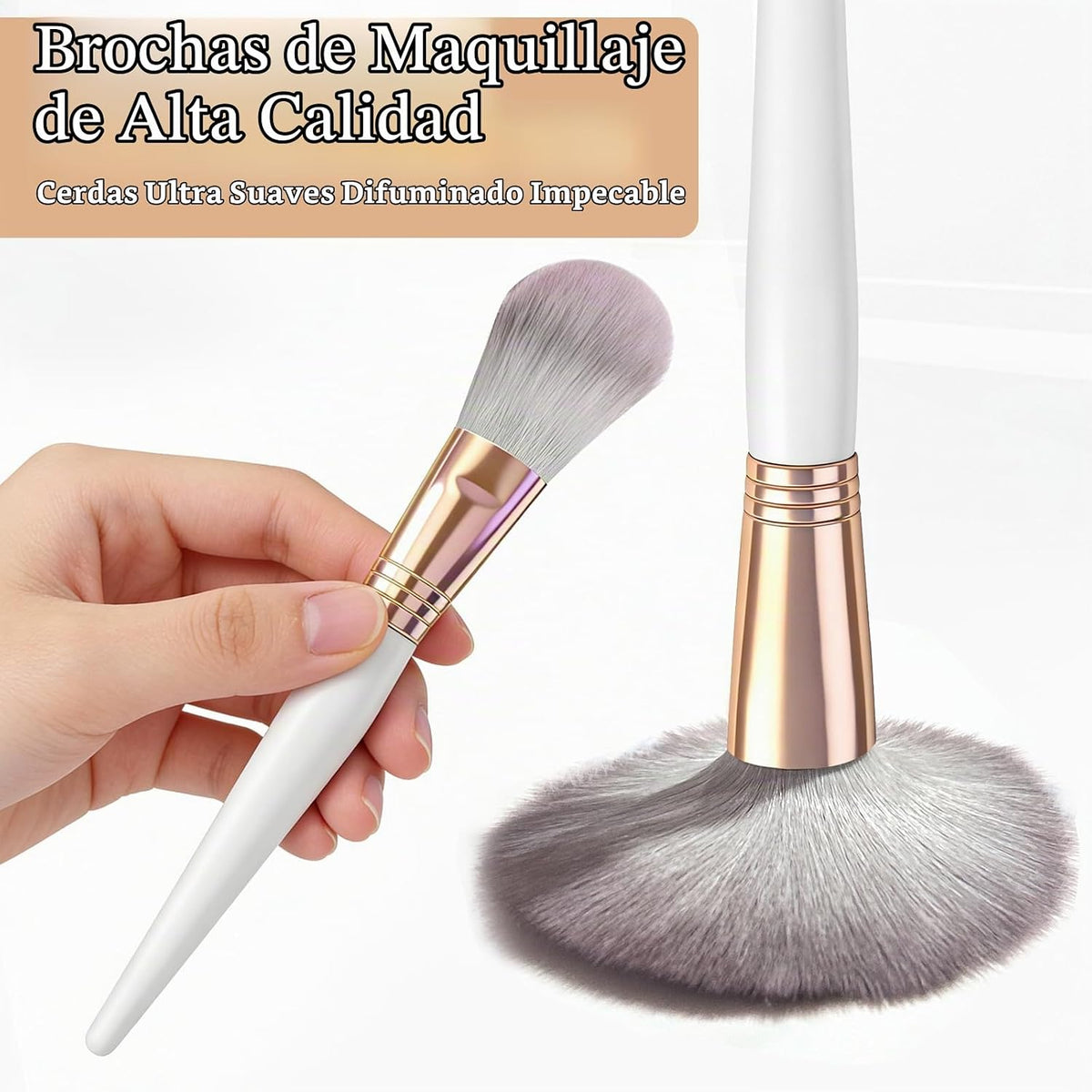 CLRDZN - Juego de brochas de maquillaje profesional, juego de broch...