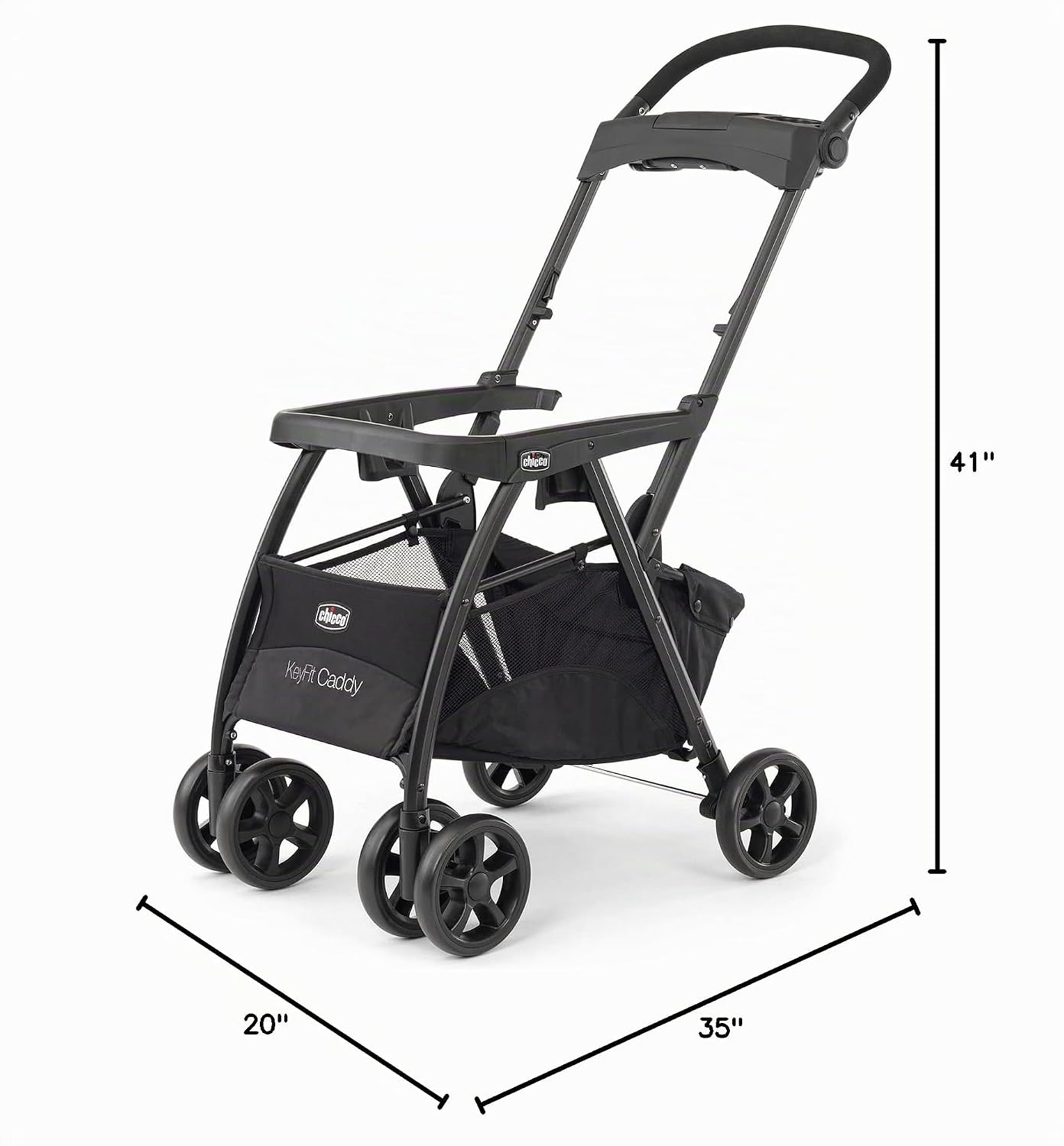 Chicco KeyFit Caddy - Marco para cochecito de bebé con mango ajusta...