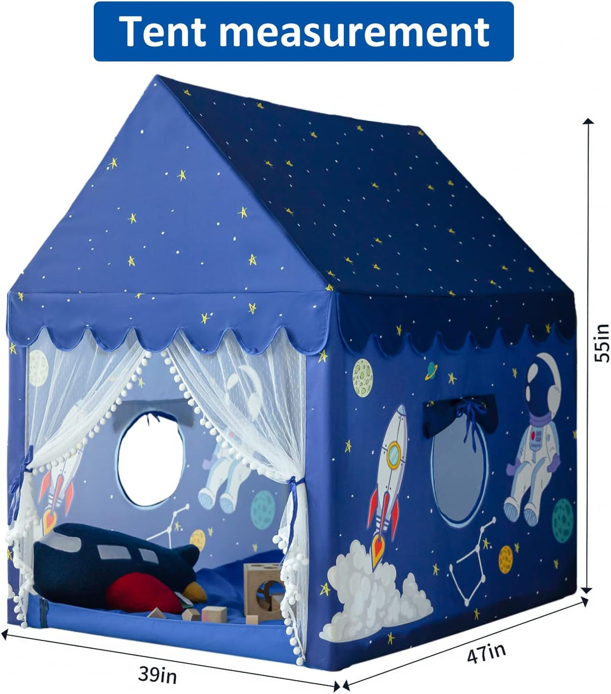 Tienda de campaña de juegos para niños, tienda de campaña interior...