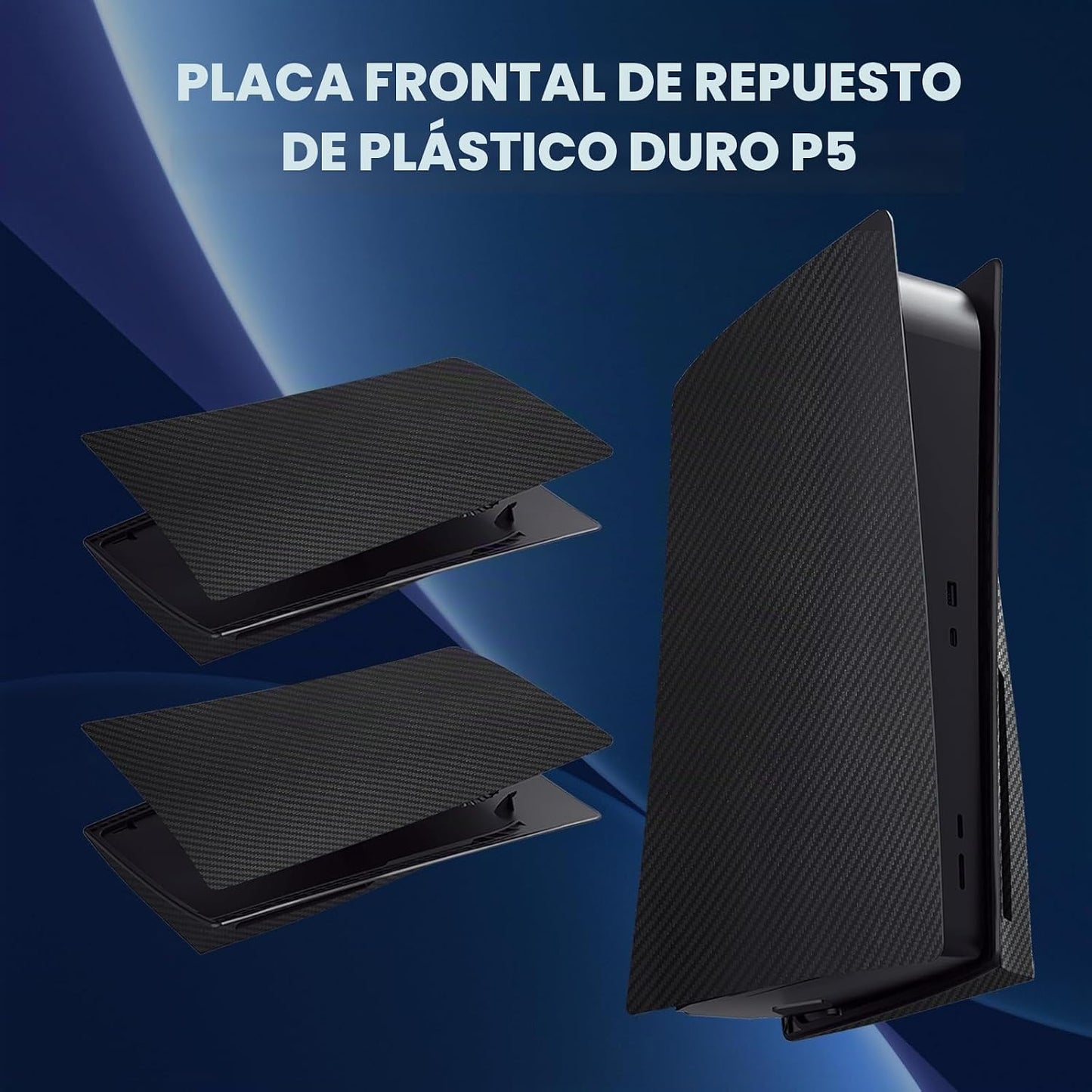Paneles de cubierta de placas faciales para consola PS5 Disc Editio...