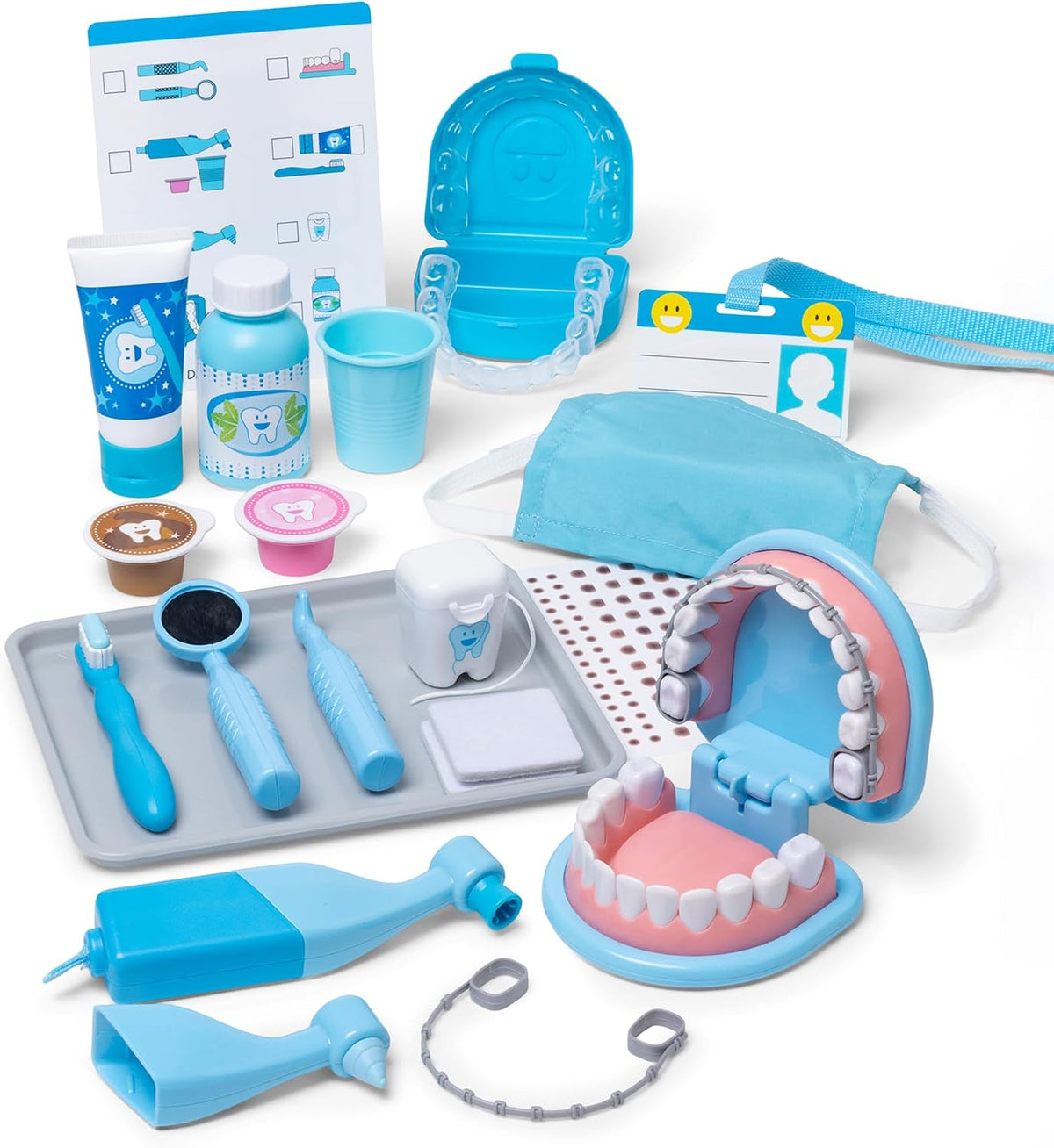 Melissa &amp; Doug - Juego de dentista Super Smile con conjunto de...