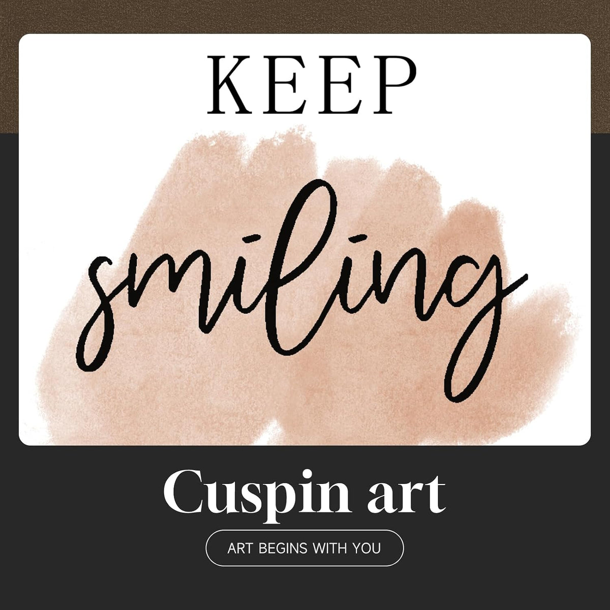 Arte de pared inspirador enmarcado para oficina, citas motivacional...