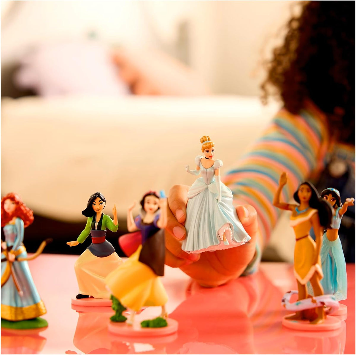 Disney Store Juego de figuras oficiales de princesa: 7 figuras de D...