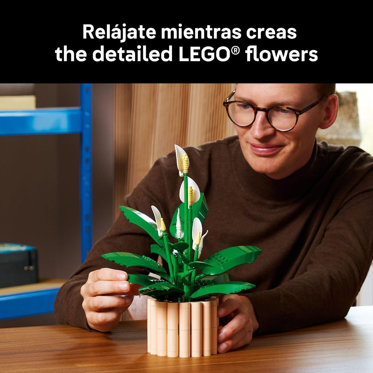 LEGO Botanicals - Juego de construcción de flores de lirio de la pa...